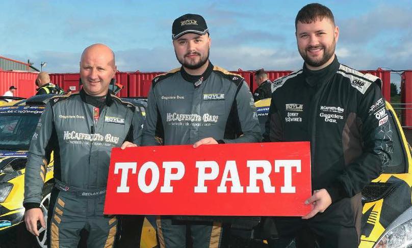 A trio from the same Donegal family have possibly made Irish rallying history, taking the top three overall spots in the 2025 Top Part West Coast Rally Championship. Declan Boyle and co-driver Patrick Walsh finished first overall, followed by his son, Michael, and Dean O’Sullivan in second, with his other son, Matthew, accompanied by Gary Byrne in third overall.
